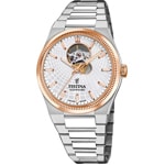 Festina Swiss Rivé Open Heart 40 Bicolore / Argenté