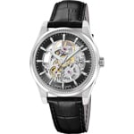 Festina Swiss Rivé Skeleton Silbrig / Schwarz