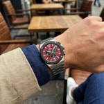 Festina Swiss Vallée Chronographe Argenté / Rouge - F22017/1