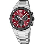 Festina Swiss Vallée Chronographe Argenté / Rouge - F22017/1