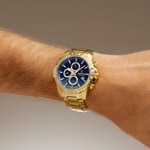 Festina Timeless Chronograph Golden / Blue 45mm - F20705/5