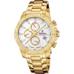 Festina Timeless Chronograph Golden / White 45mm
