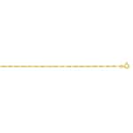 Chaîne pour cheville figaro or jaune 750/18 ct 1.3mm - 528.14CH-25