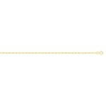Chaîne pour cheville figaro or jaune 750/18 ct 1.8mm - 524.17CH-25