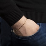 Figaro Bracelet 750/18 K Yellow Gold 2.3mm - 1171.03958/1900