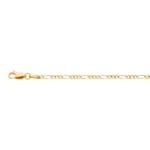 Figaro Bracelet 750/18 K Yellow Gold 2.3mm - 1171.03958/1900