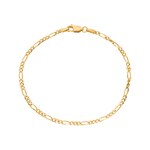 Figaro Bracelet 750/18 K Yellow Gold 2.3mm - 1171.03958/1900