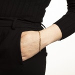 Figaroarmband 750/18 K Gelbgold 3.6mm - 1171.10196/1900