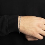 Figaroarmband 750/18 K Weissgold 3.6mm - 1271.10196/1900