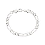 Figaro Bracelet 925 Silver 6.3mm - AR-925-300