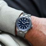 Fortis Marinemaster M-40 Ocean Blue Block Bracelet - F8120029