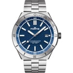 Fortis Marinemaster M-40 Ocean Blue Block Bracelet