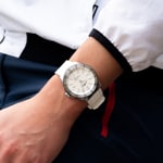 Fortis Marinemaster M-40 Snow White Horizon Strap - F8120009