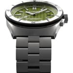 Fortis Marinemaster M-40 Woodpecker Green Block Bracelet - F8120008