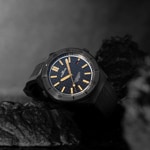 Fortis Marinemaster M-44 DLC Black Resin Horizon Strap - F8120031