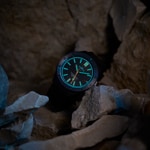 Fortis Marinemaster M-44 DLC Black Resin Horizon Strap - F8120031