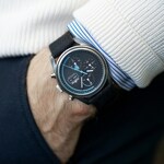 Fortis Stratoliner S-41 Gravity Black Hybrid Strap - F2340018