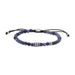 Fossil Bracelet Beads Blue / Violet