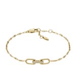 Fossil Bracelet Heritage D-Link Gold