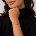 Fossil Armband Heritage D-Link Gold - JF04525710