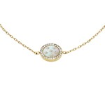 Fossil Bracelet Classic Mother-of-Pearl Gold - JF04866710