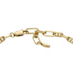 Fossil Bracelet Heritage Shield Brass Gold - JA7210710
