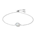 Fossil Bracelet Sterling Silver Crescent