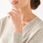 Fossil Bracelet Sterling Silver Crescent - JFS00578040