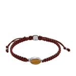 Fossil Armband Stones Tigerauge Edelstahl