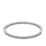Fossil Armreif Ellis Pavé Glitz Edelstahl Silbrig