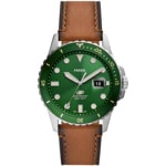 Fossil Blue Diver Date Brown / Green 42mm