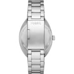 Fossil Breaker Date Silbrig / Weiss 42mm - FS6063