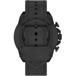 Fossil Bronson Hybrid Smartwatch HR Black leather - FTW7060
