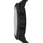 Fossil Bronson Hybrid Smartwatch HR Black leather - FTW7060