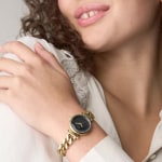Fossil Carlie Mini Doré / Noir - ES5440