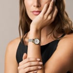 Fossil Carlie Mini Mesh Bicolor / Perlmutt - ES5463