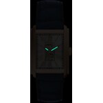 Fossil Carraway automatique en cuir bleu / rose & argenté 30mm - ME3274