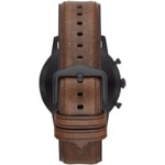 Fossil Collider Hybrid Smartwatch HR Brown leather - FTW7008
