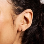 Fossil Créoles Harlow Linear Texture Doré - JF04912710