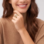 Fossil Ring All Stacked Up - JF04592998