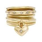 Fossil Damenring Sadie All My Love Heart Prestack Goldig