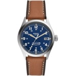 Fossil Defender Solaire 40 Bleu / Marron - FS5975