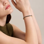 Fossil Ellis Armband Pave Glitz Messing Blau - JA7345710