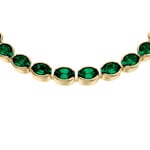 Fossil Ellis Armband Pave Glitz Messing Grün - JA7344710