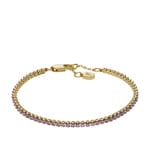 Fossil Ellis Bracelet Pavé Glitz Laiton Violet - JA7306710