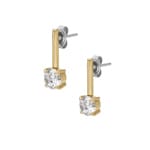 Fossil Ellis Hängeohrringe Shaky Glitz Edelstahl goldfarben - JF04897710