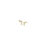 Fossil Ellis Boucles d'oreilles Toi Et Moi Doré