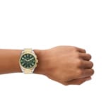 Fossil Everett Chronograph Bicolour / Green 44mm - FS6106