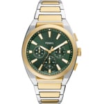 Fossil Everett Chronograph Bicolour / Green 44mm