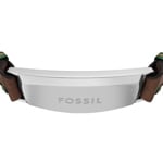Fossil Everett Topstitch ID-Armband aus braunem Leder - JF04988040